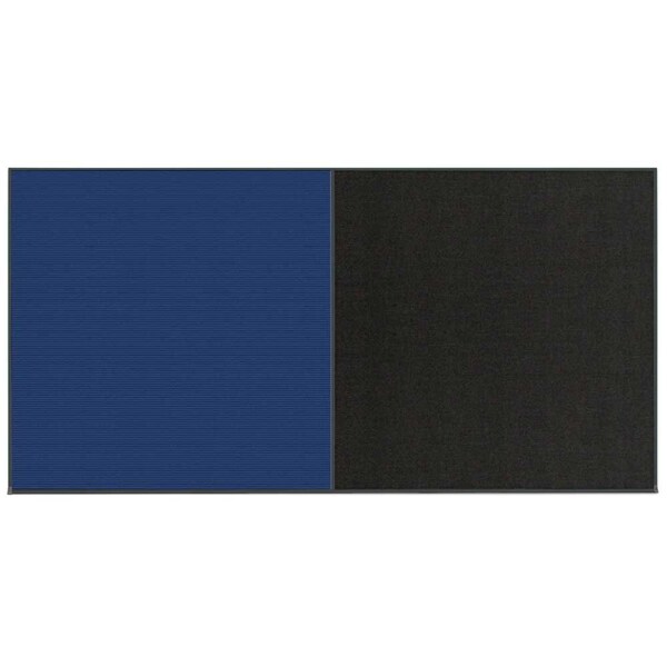 United Visual Products Enclosed Corkboard, 1 Door, 48"x36", 4" Fra, UV3409-SATIN-BUFF UV3409-SATIN-BUFF - main